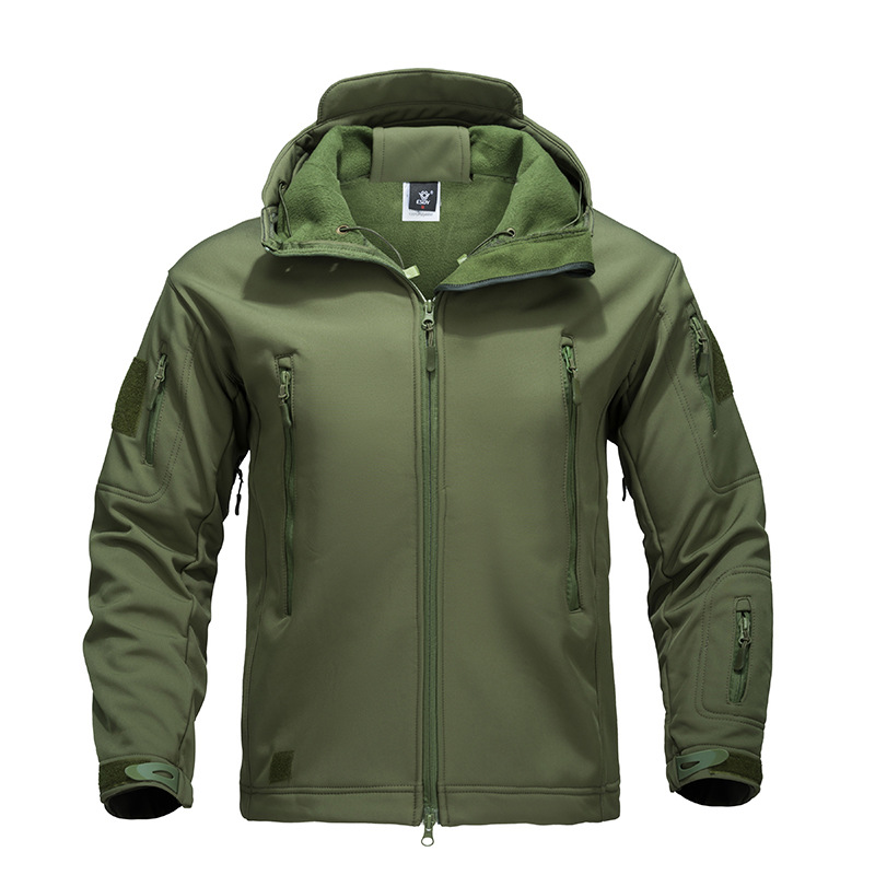 🔥Hot Sale 60% OFF🔥Men's Special Ops Military Tactical Rain Jackets Winter Warm Fleece Softshell Hooded Raincoat Snowboard