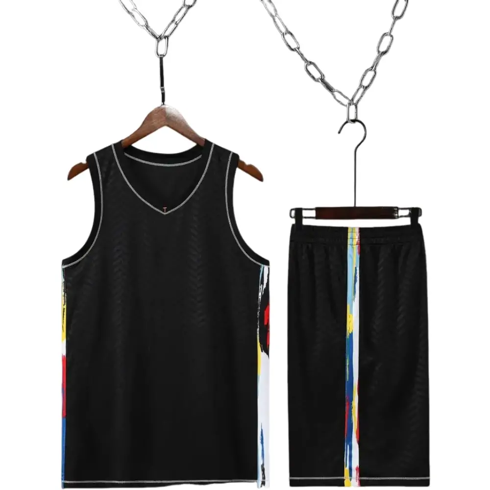 Nets basketball uniform black suit（Customizable name and number）