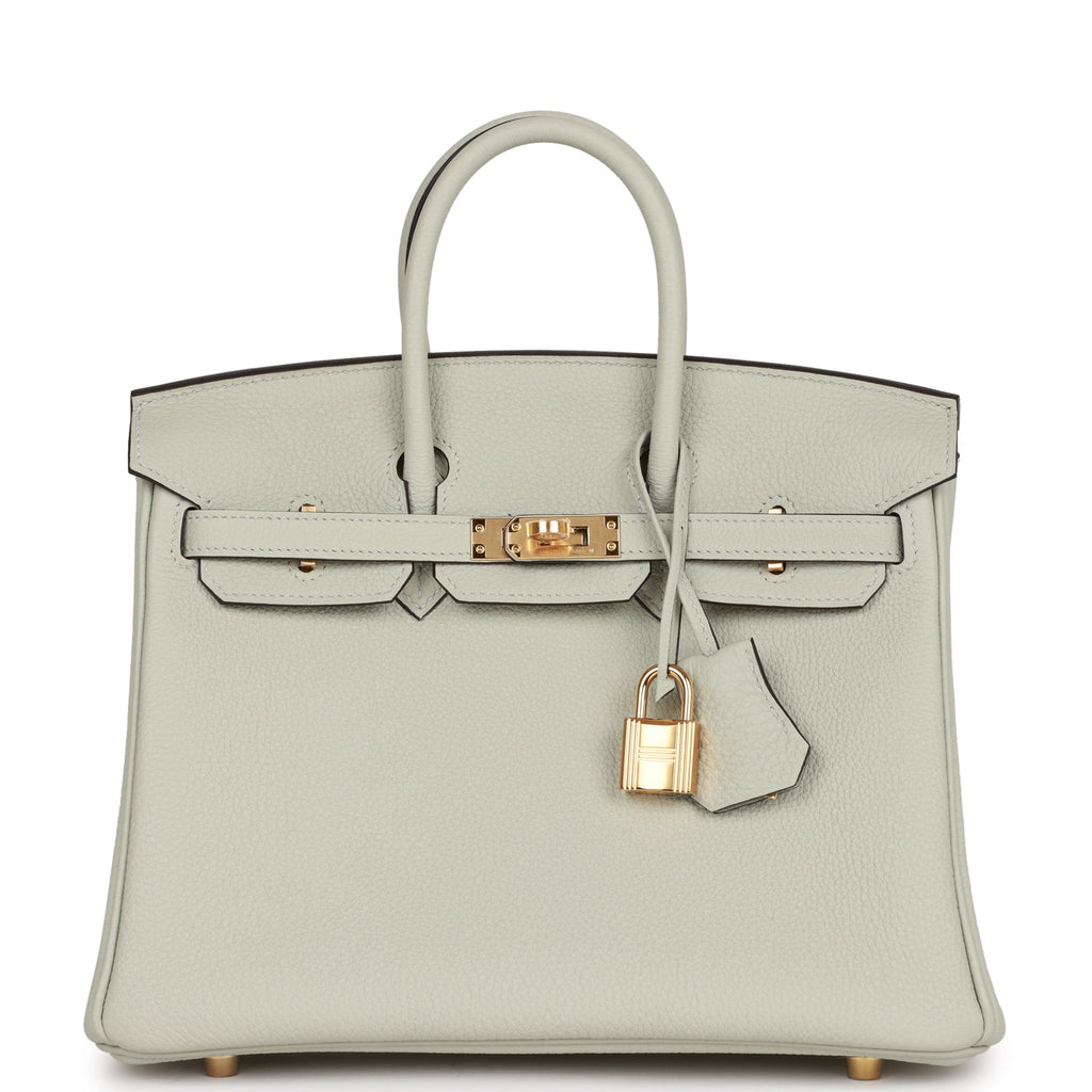 Birkin 25 Gris Neve Togo Gold Hardware