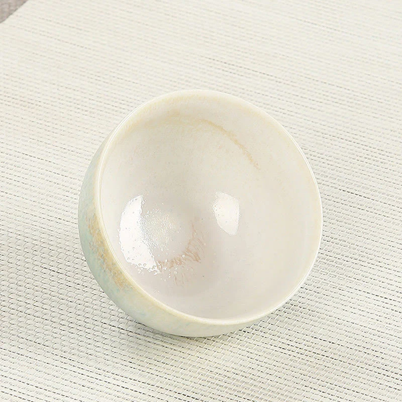 Buddha Stones Creative Green Ceramic Teacup Kung Fu Tea Cups