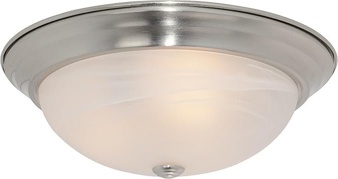 15 in Modern 3-Light Flush Mount Ceiling Light