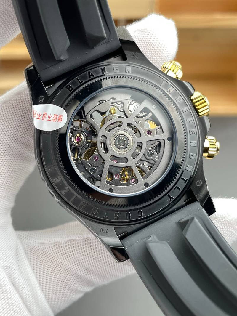 Rolex Daytona Skeleton Black Steel