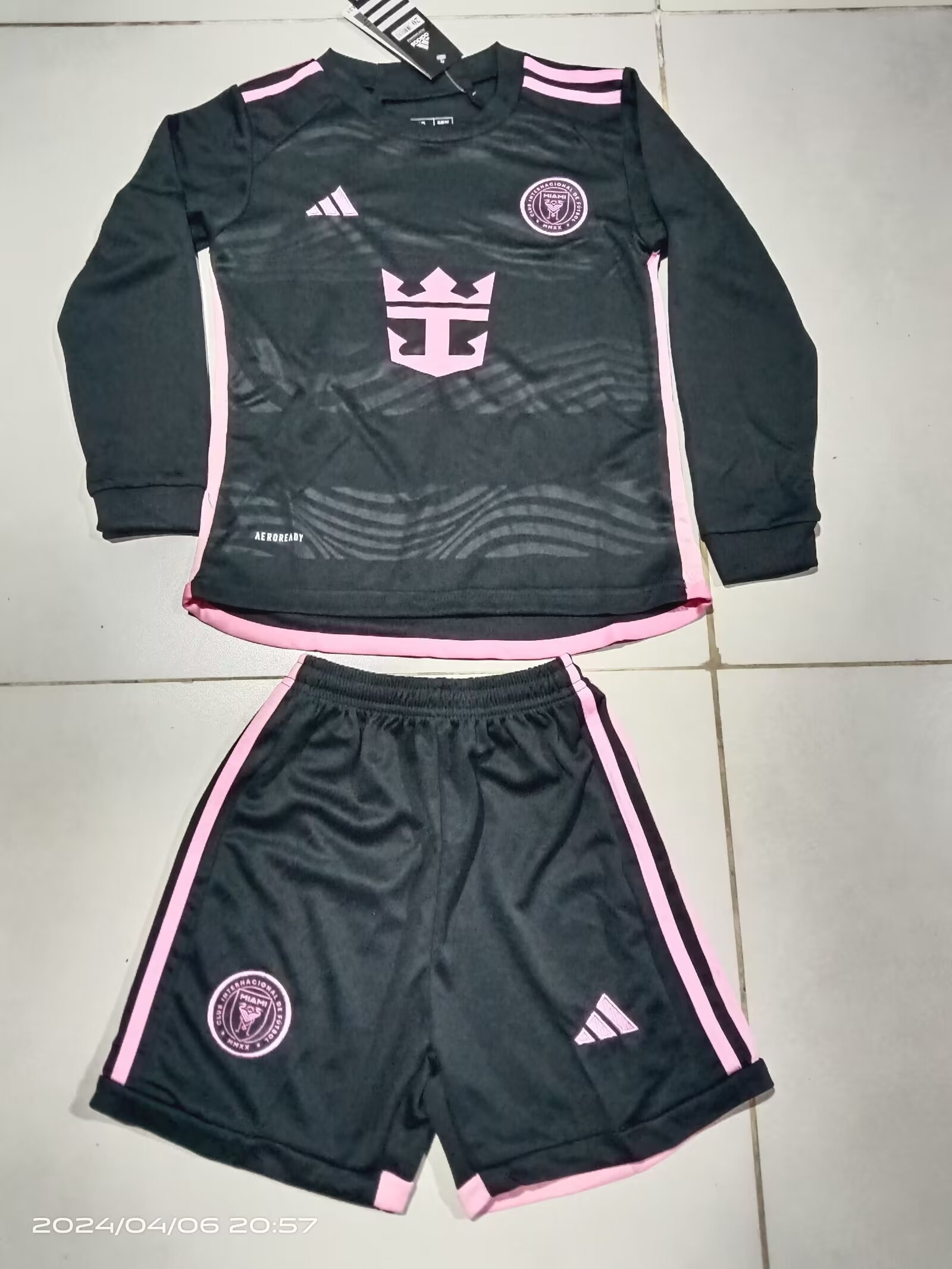 2024/25 Miami Away Long Sleeve Children's Jersey 1:1 Thai Quality