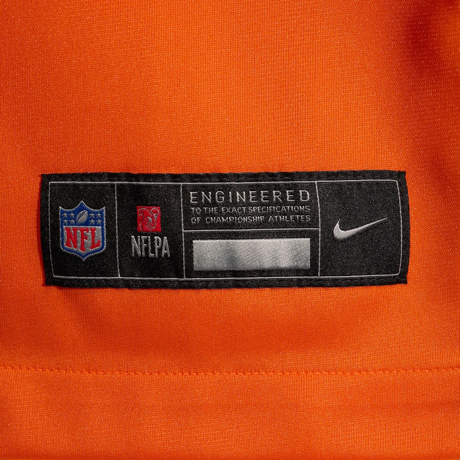 复制Denver Broncos Bo Nix Orange Jersey