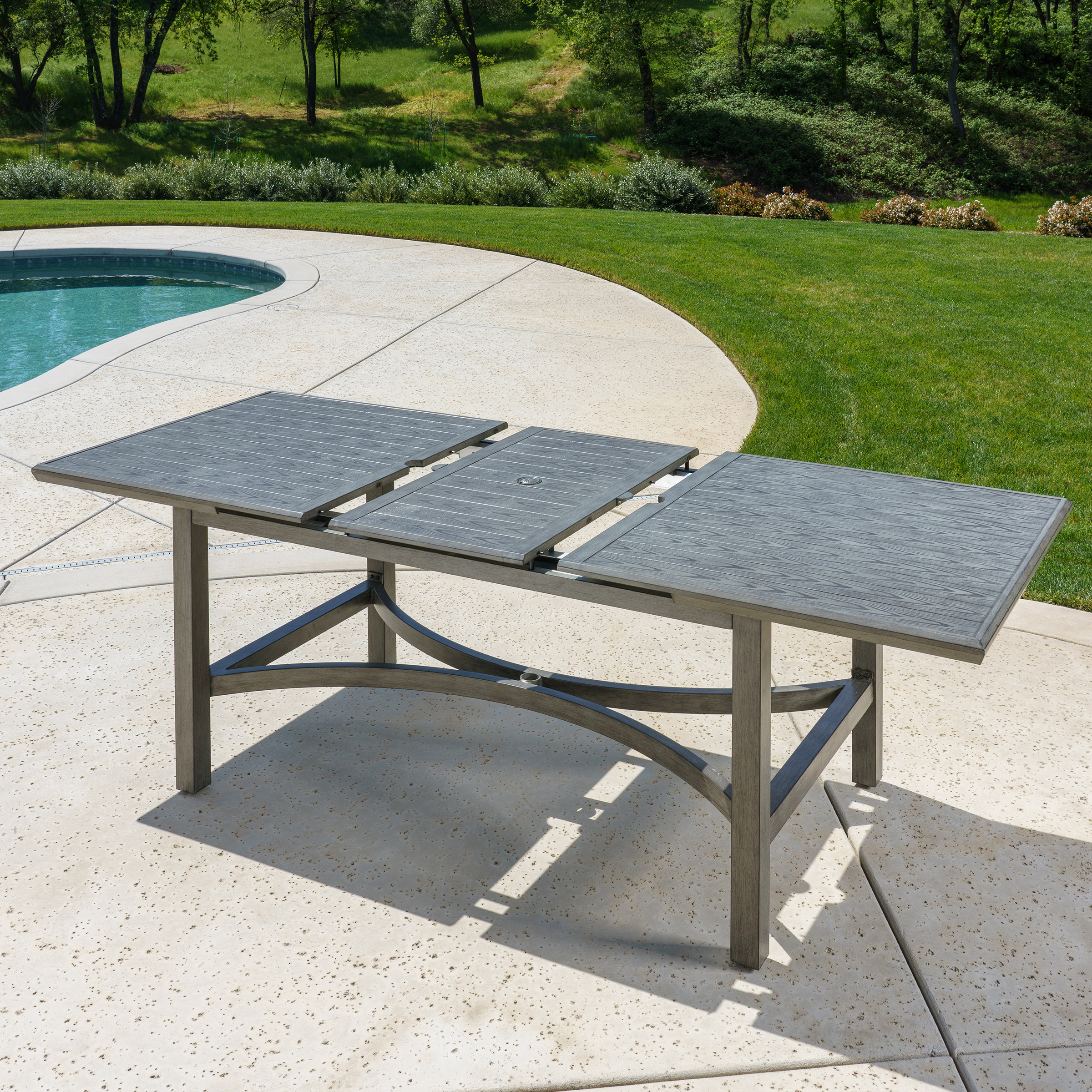 SunVilla Danson 7-piece Outdoor Patio High Dining Set with Expanding Table