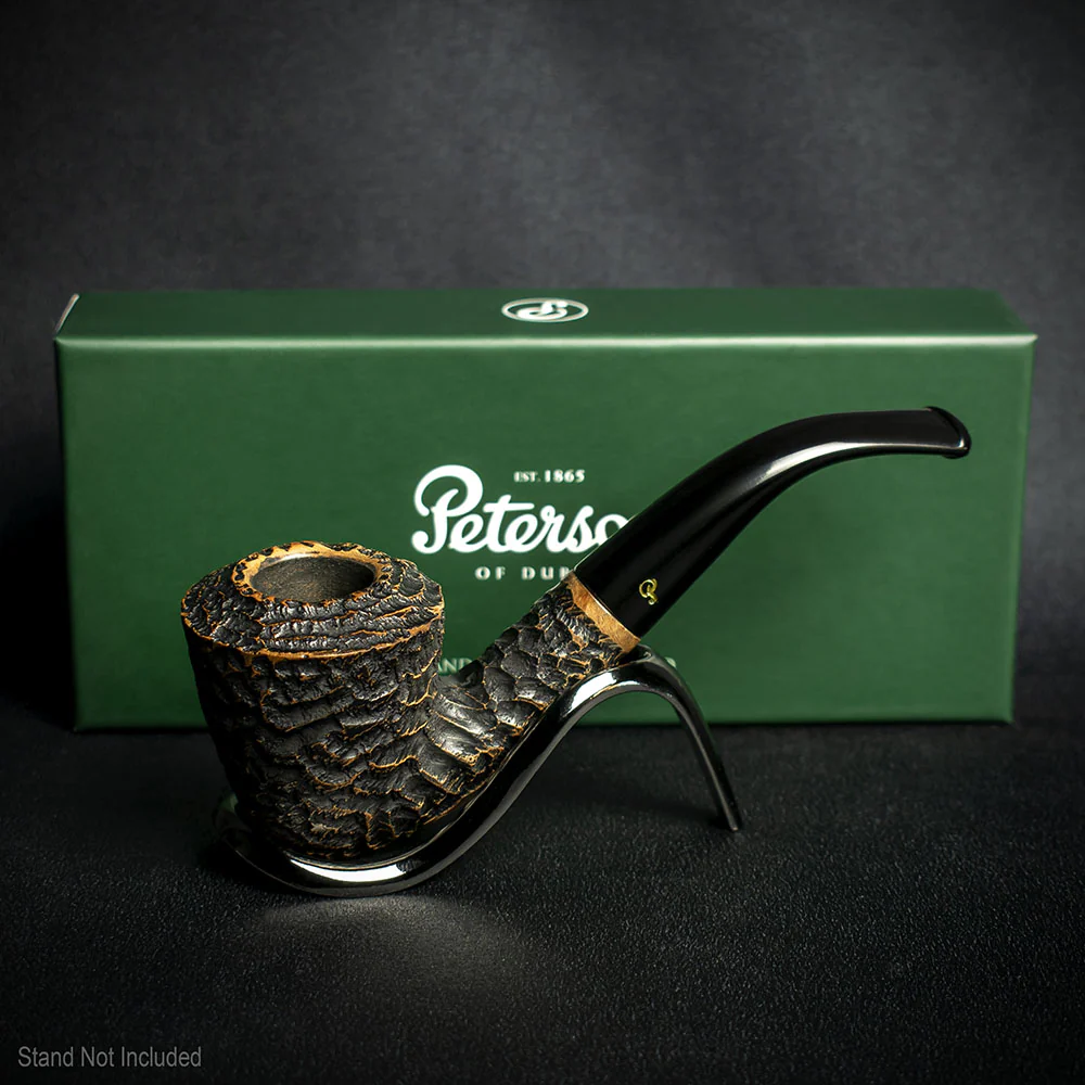 Aran Rusticated Briar Smoking Pipe By Peterson of Dublin - Shape No.B10