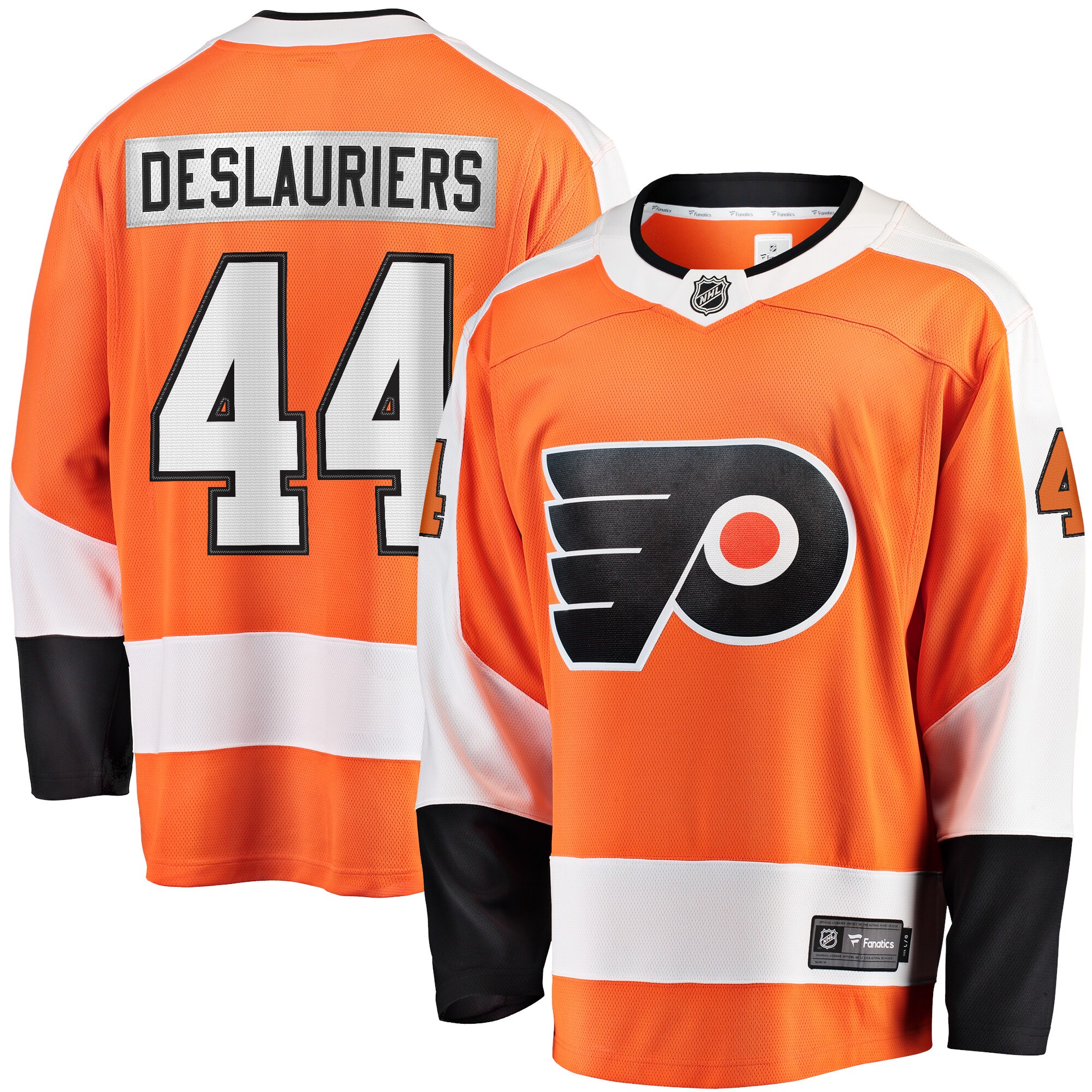 Nicolas Deslauriers Philadelphia Flyers Fanatics Home Breakaway   Jersey – Orange