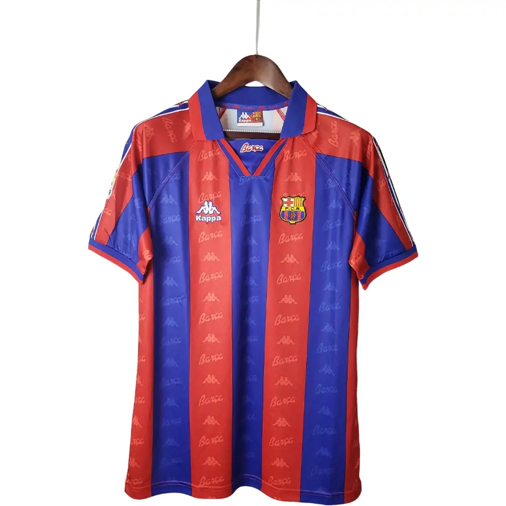 1996/97 retro Barcelona home jersey 1:1 Thai quality-Fans Edition