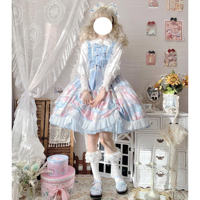 Teens Lolita Princess Party Dress Kawaii Bunny