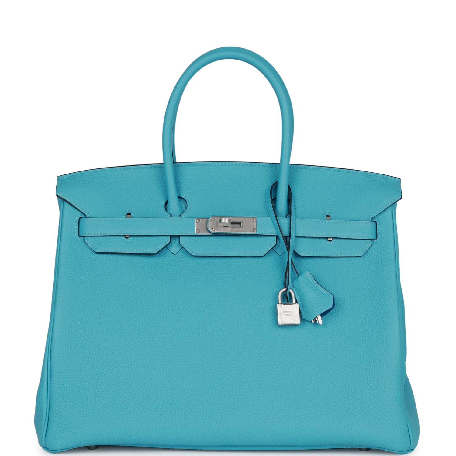 Special Order (HSS) Birkin 35 Bleu du Nord Verso Togo Brushed Palladium Hardware