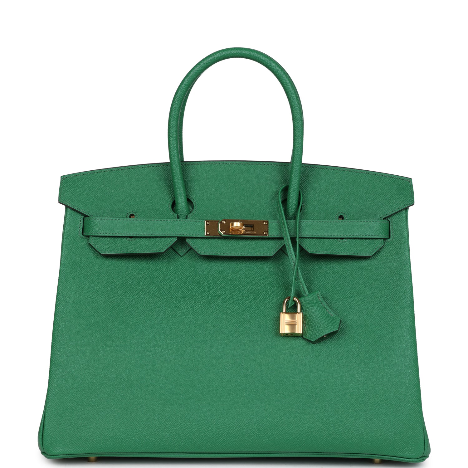 Birkin 35 Cactus Epsom Gold Hardware