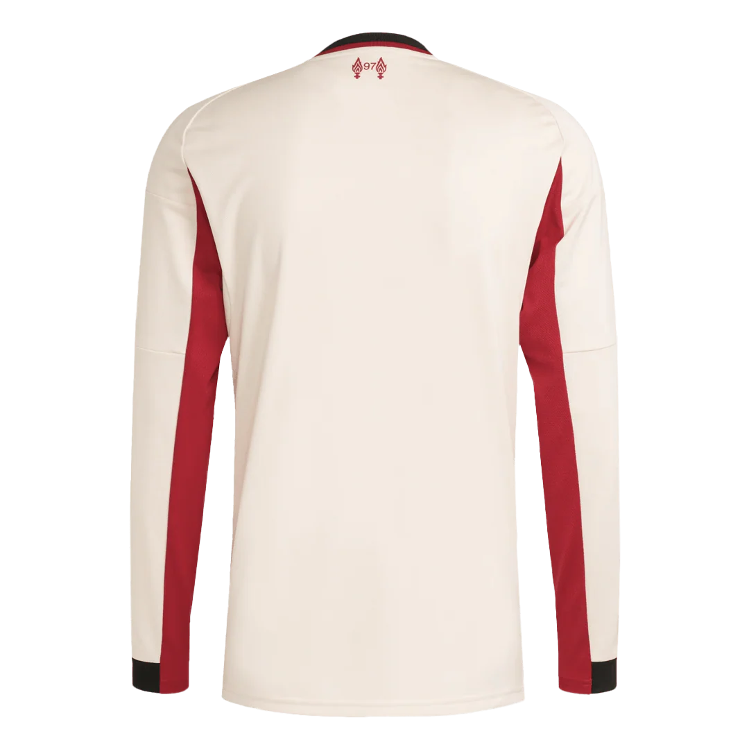 Liverpool Away Long Sleeve Soccer Jersey 2025/26