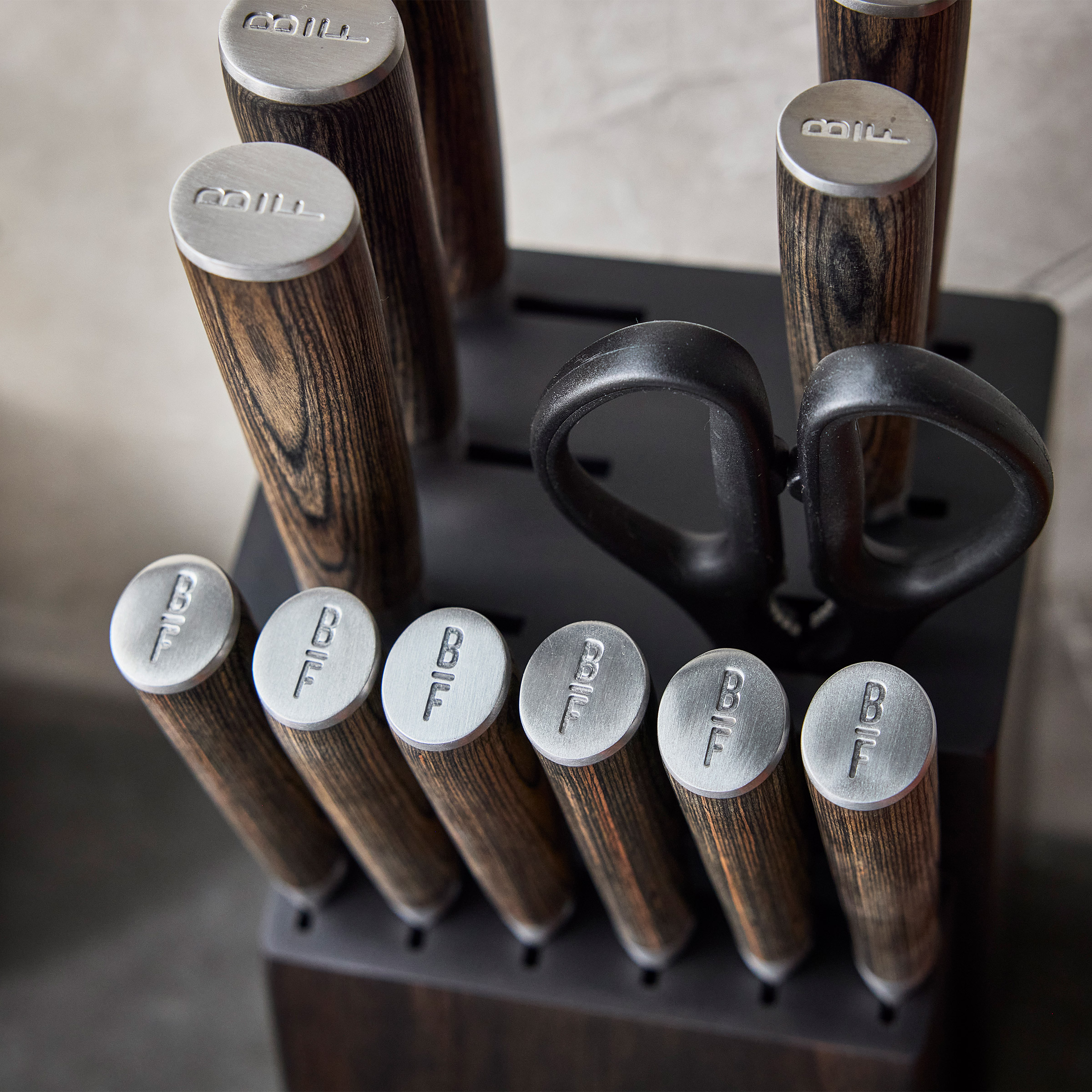 Bobby Flay by GreenPan Stainless Steel 13-piece Knife Block Set