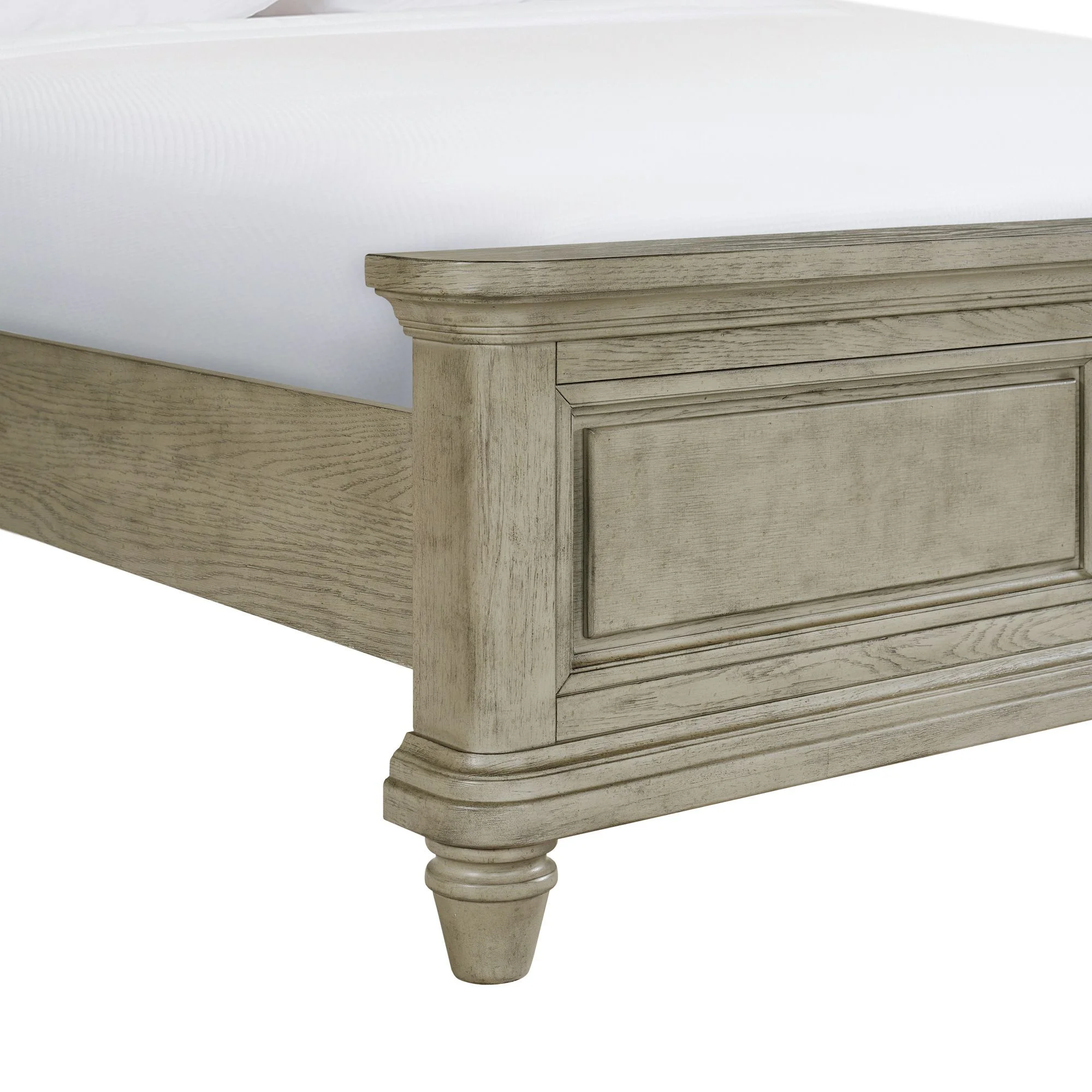 Picket House Furnishings Emiko Queen Panel 5PC Bedroom Set - Grey