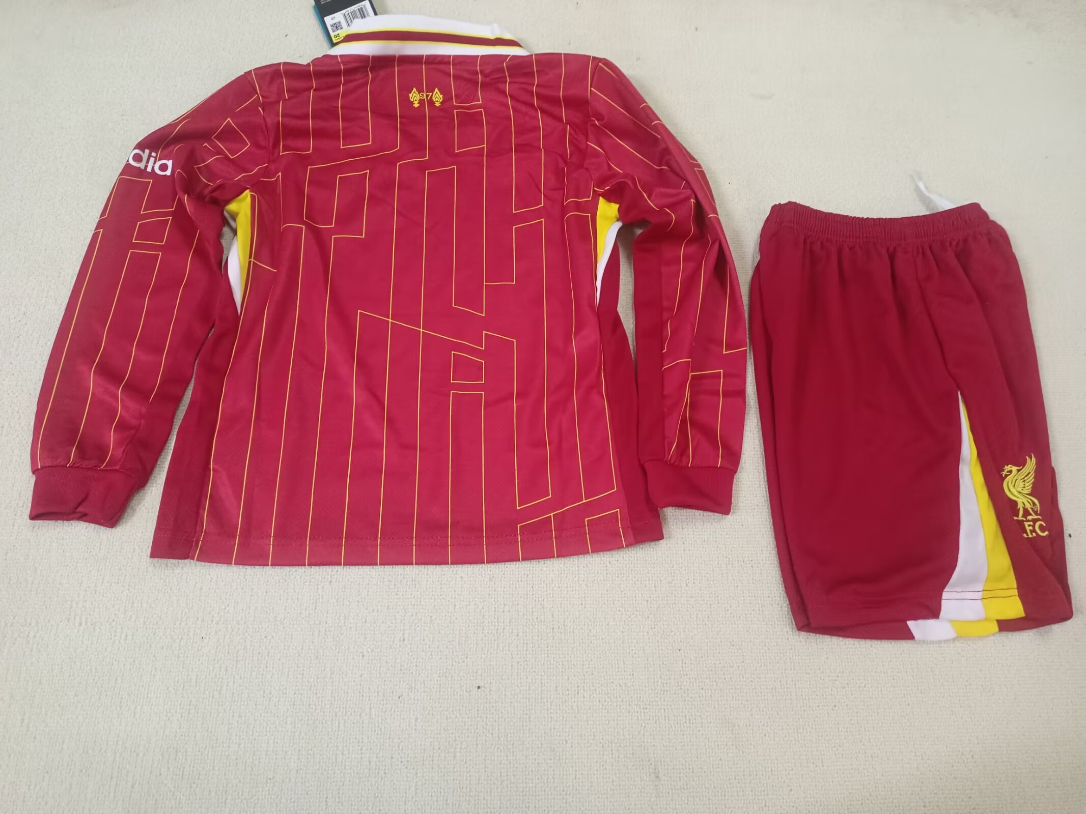 2024/25 LiverpoolHome long sleeve jersey- Children's suit