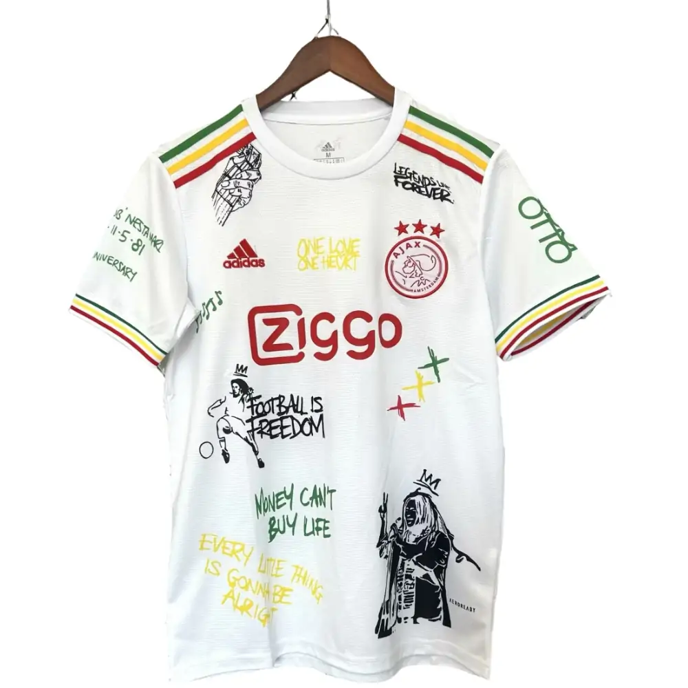 2025-26 Ajax Match White - Shirt - Fan Edition