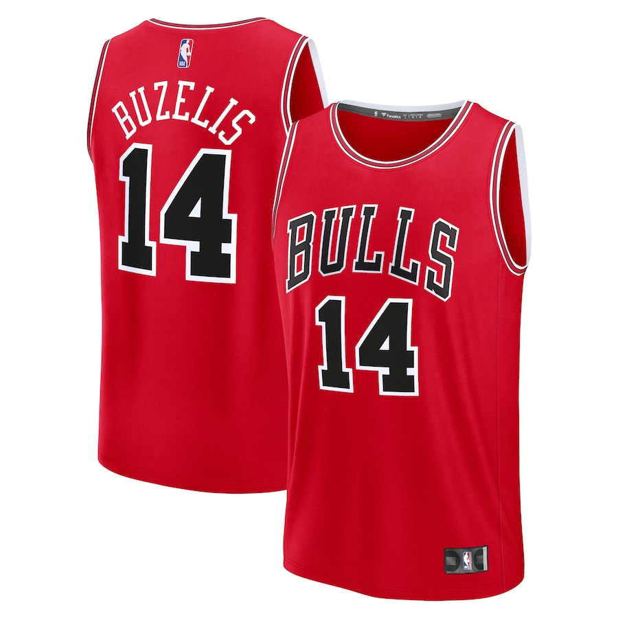 Youth Chicago Bulls Matas Buzelis Fanatics Red Fast Break Replica  Jersey - Icon Edition
