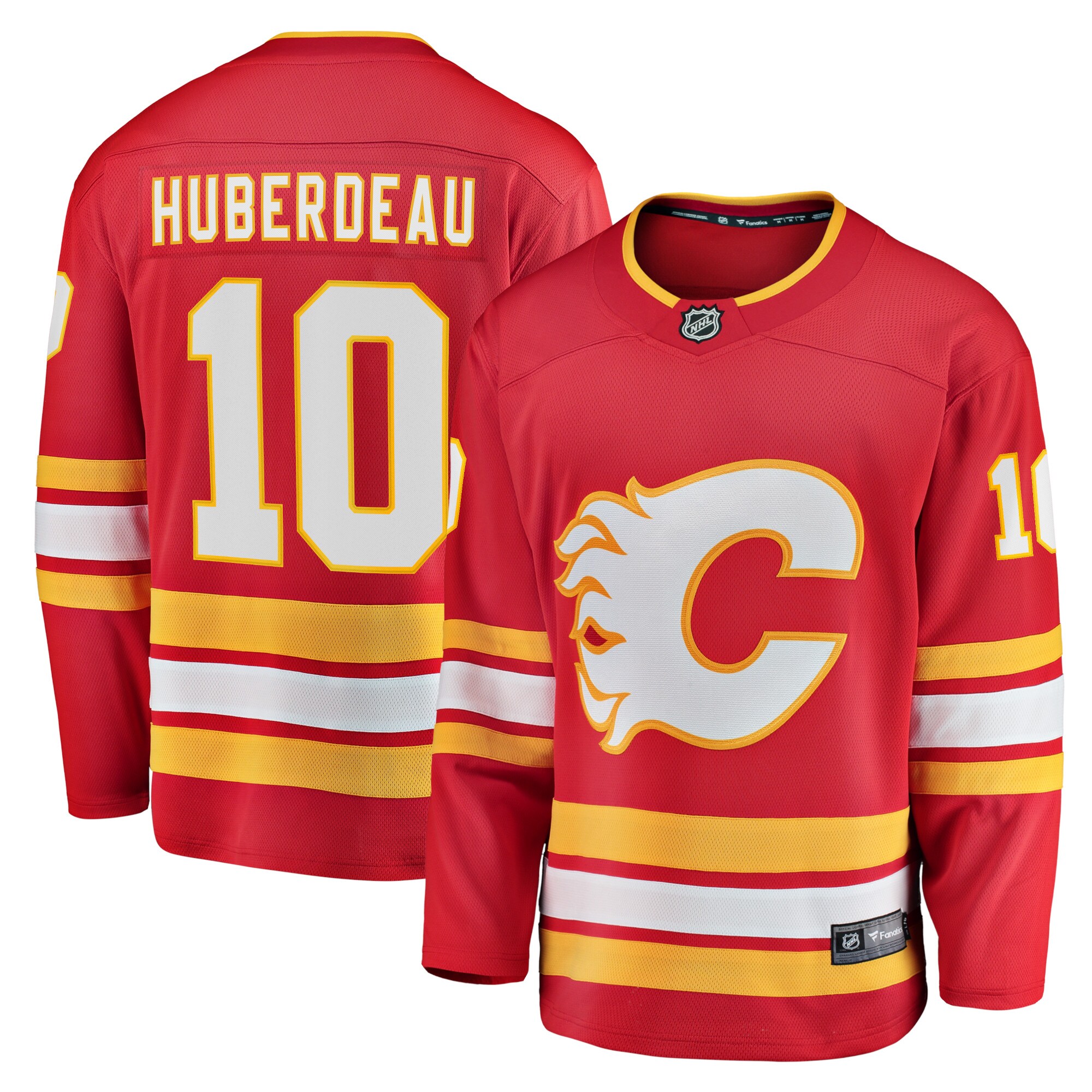 Jonathan Huberdeau Calgary Flames Fanatics Home Breakaway  Jersey – Red