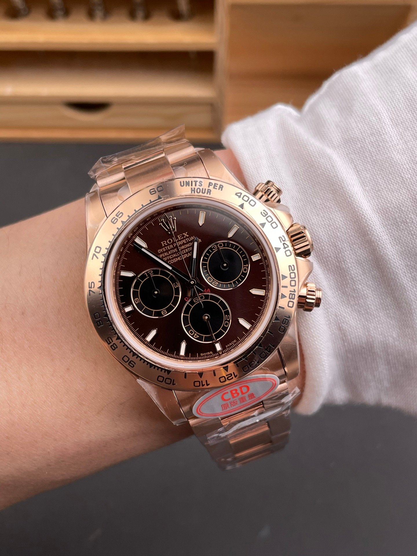 Rolex Daytona Chocolate Rose Gold