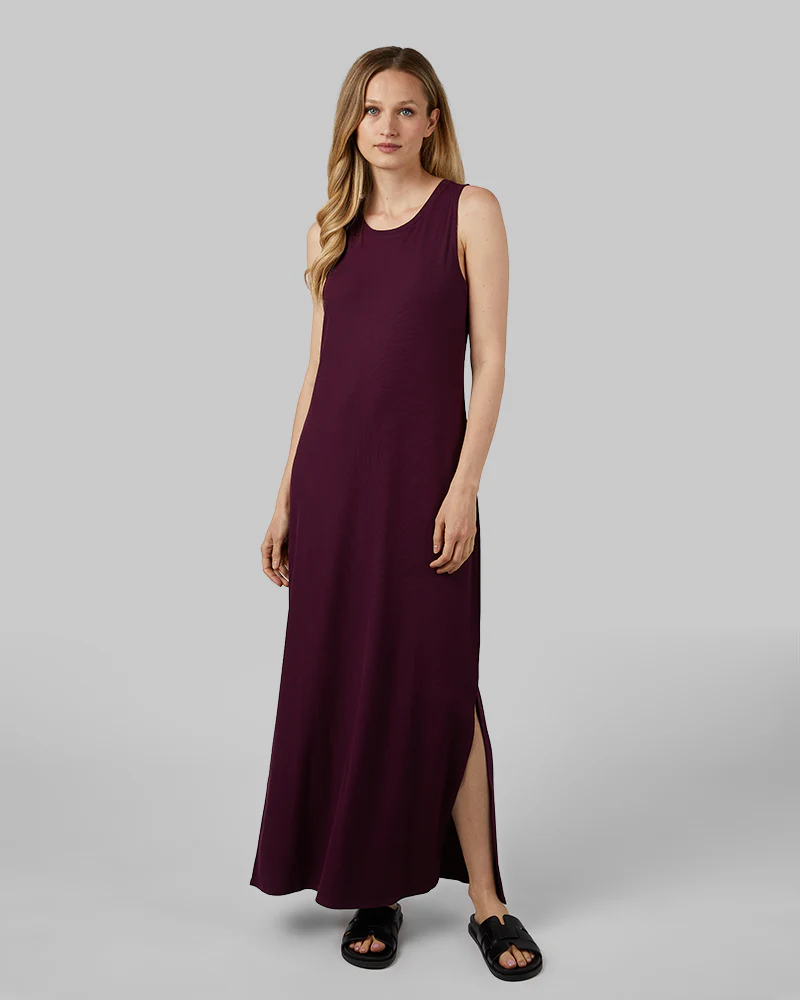 WOMEN'S SOFT RIB MAXI DRESS