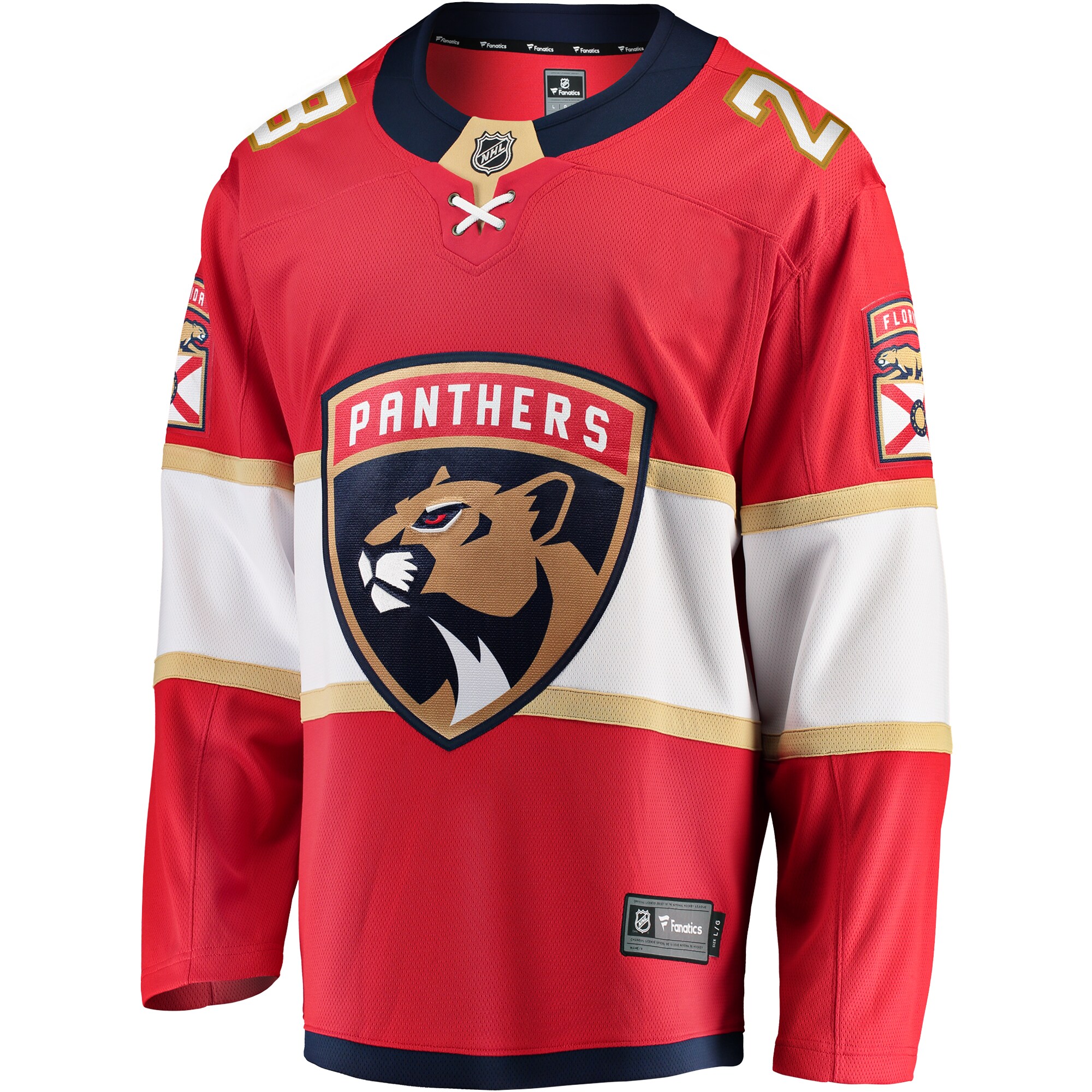 Josh Mahura Florida Panthers Fanatics  Premier Breakaway   Jersey – Red