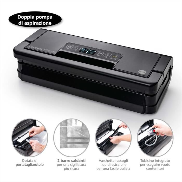 MACOM - Macchina sottovuoto professionale VAC8090-nero