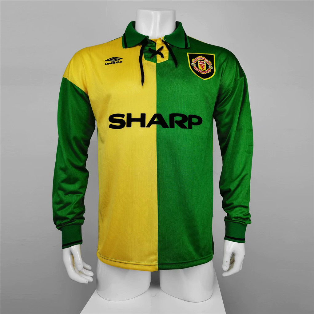 Retro Manchester United 92-94 Third Away Long Sleeve Jersey