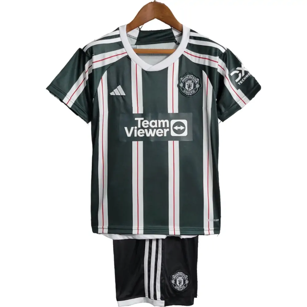 2023/2024 Manchester United Away Football Shirt 1:1 Thai Quality Kids Size