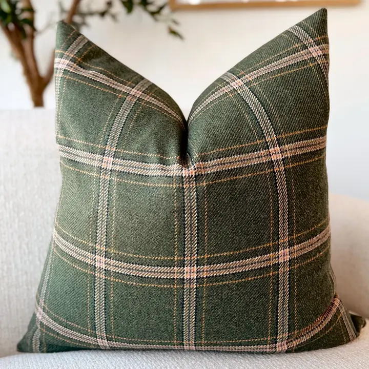 Charleston Plaid | Designer Pillow