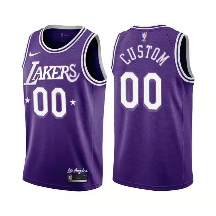 Custom Los Angeles Lakers 2021-22 City Edition Jersey
