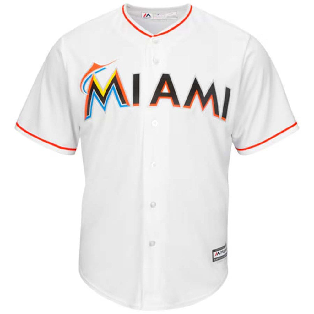Men's Miami Marlins Jose Fernandez Replica Home Jersey - White