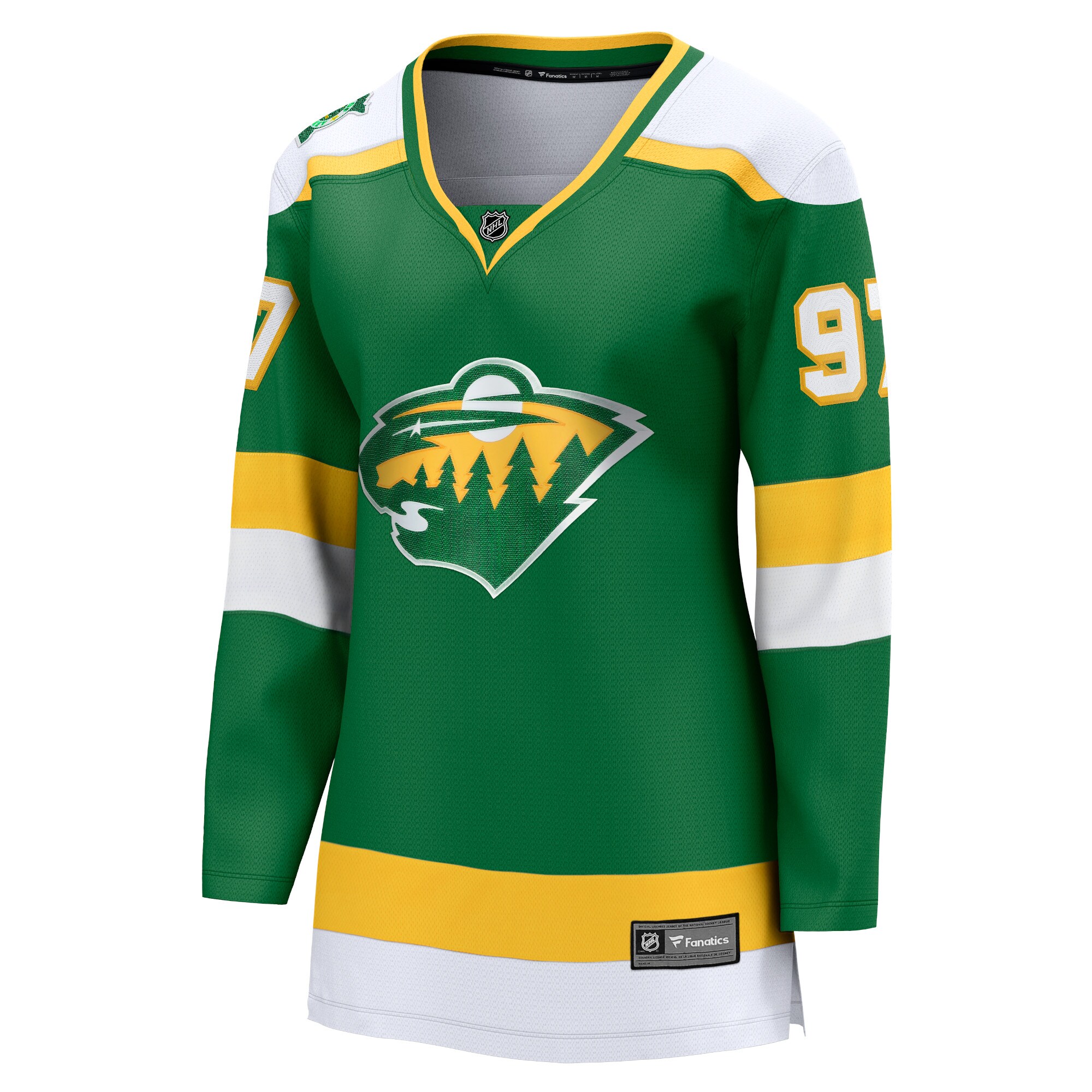 Kirill Kaprizov Minnesota Wild Fanatics Women’s Alternate Premier Breakaway   JerseyÂ â€“ Green
