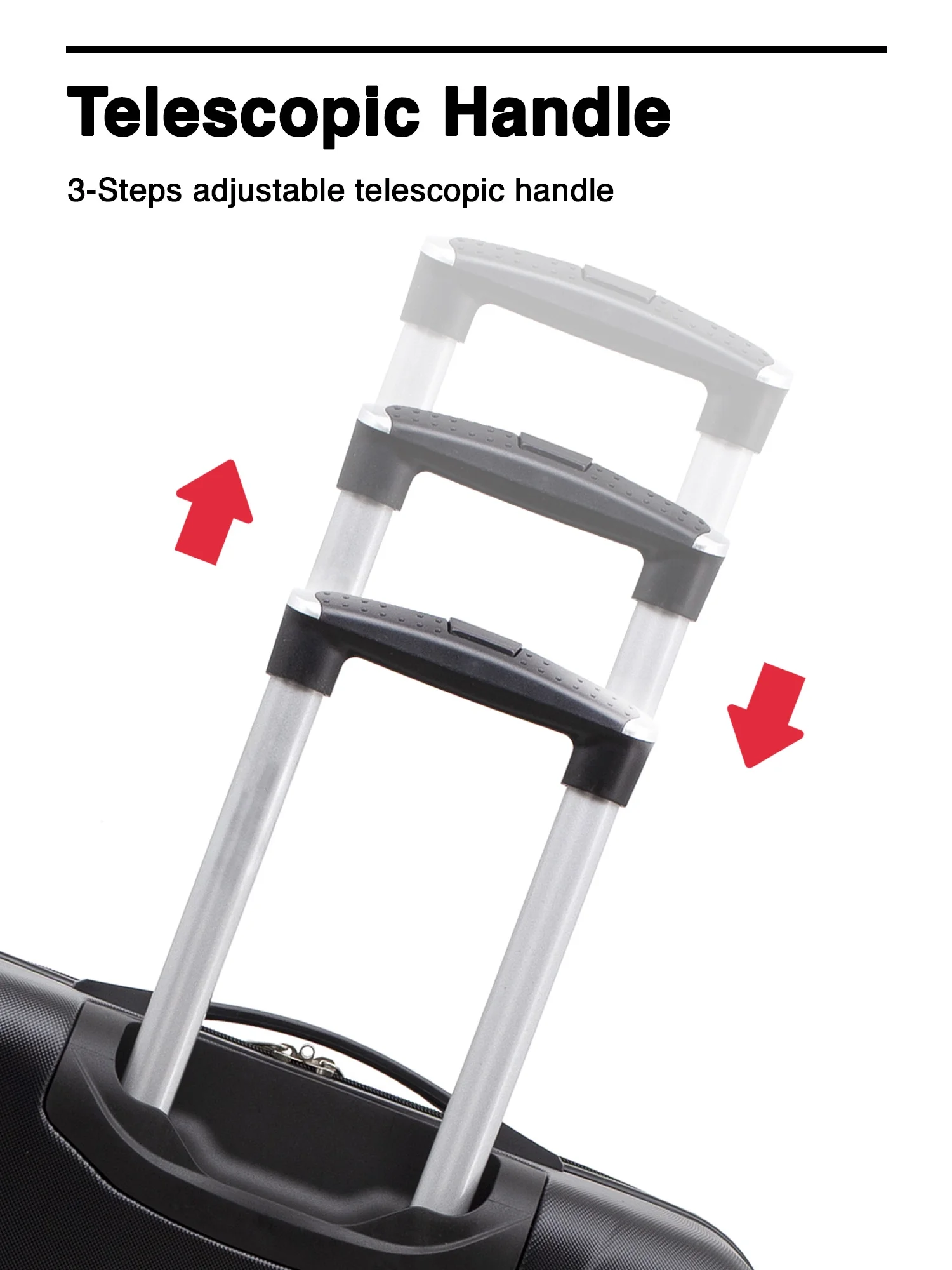 Travelers Club Chicago 3-Piece ABS Expandable ABS Travel Set - Silver