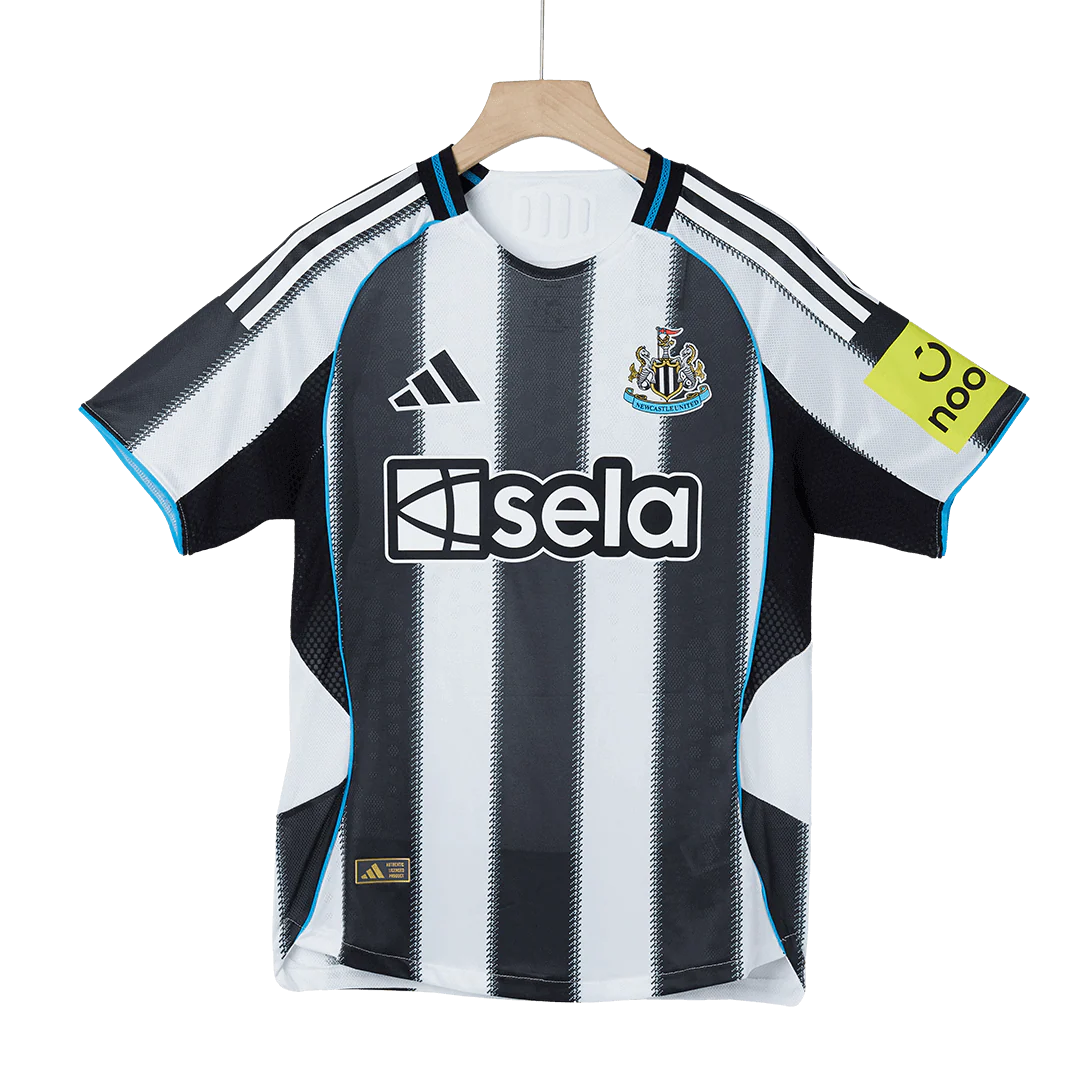 Newcastle United Player Version Home Soccer Jersey 2025/26 Black&White