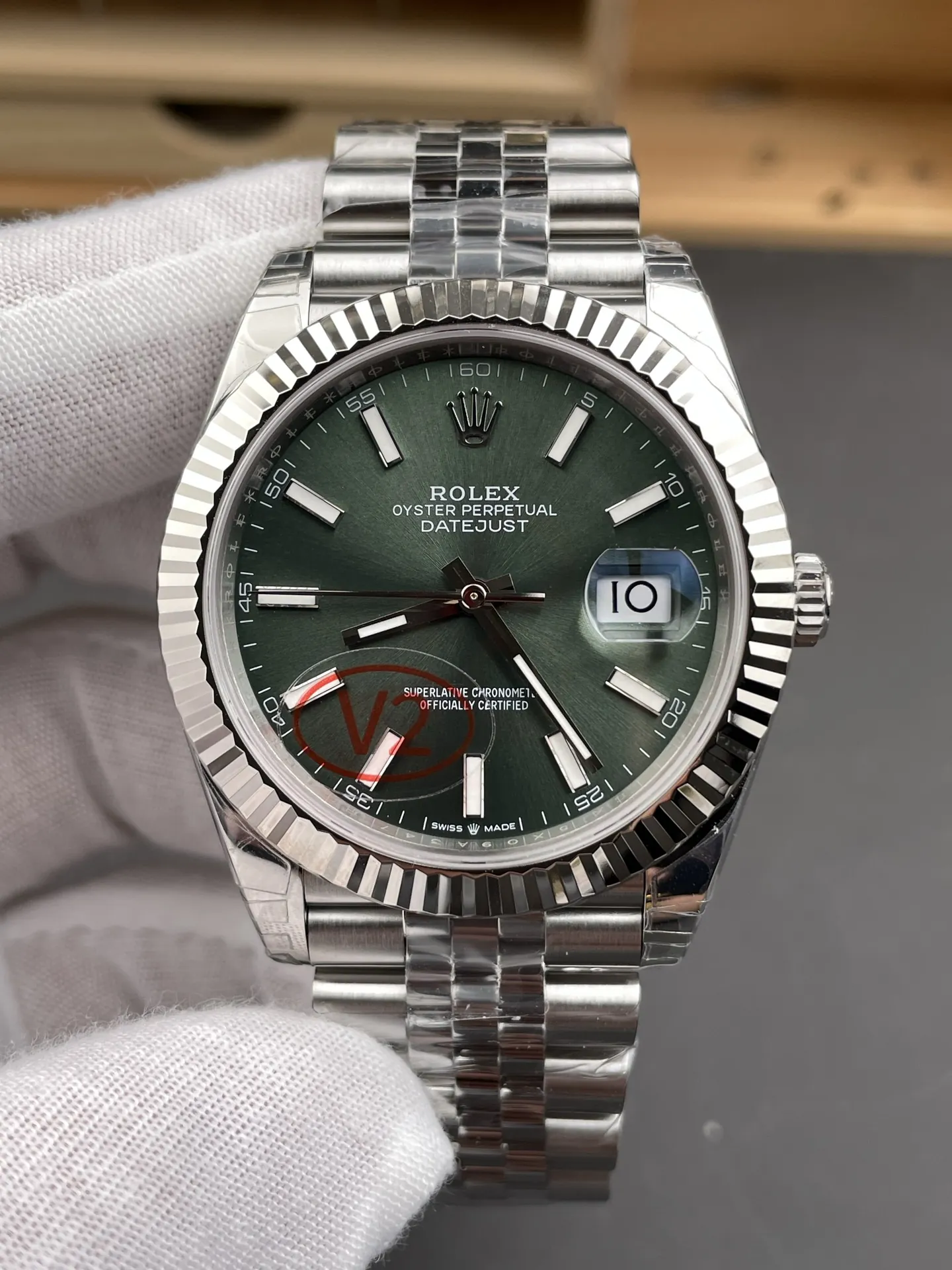 Rolex Datejust Mint Green 41mm
