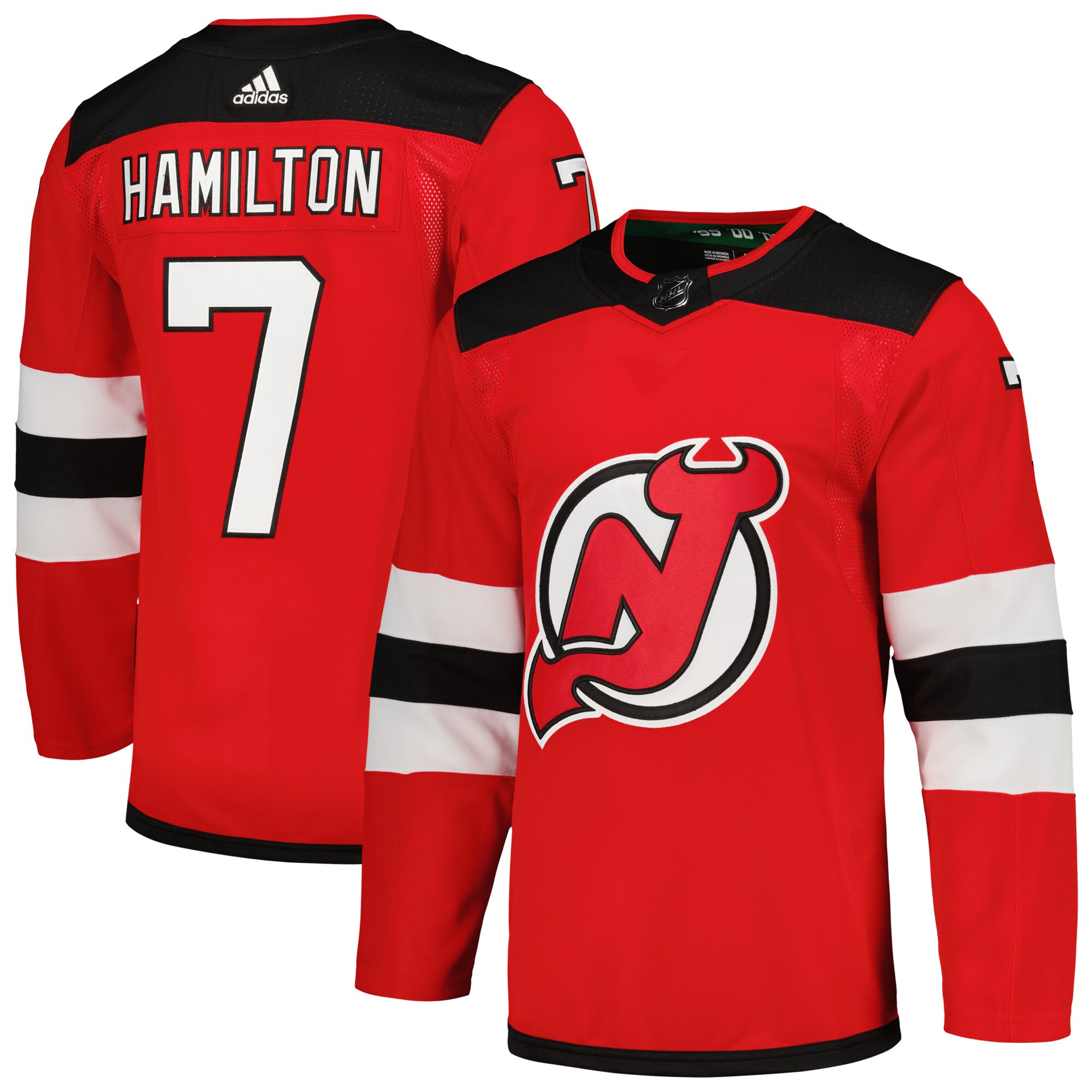 Dougie Hamilton New Jersey Devils  Home Primegreen    Jersey – Red