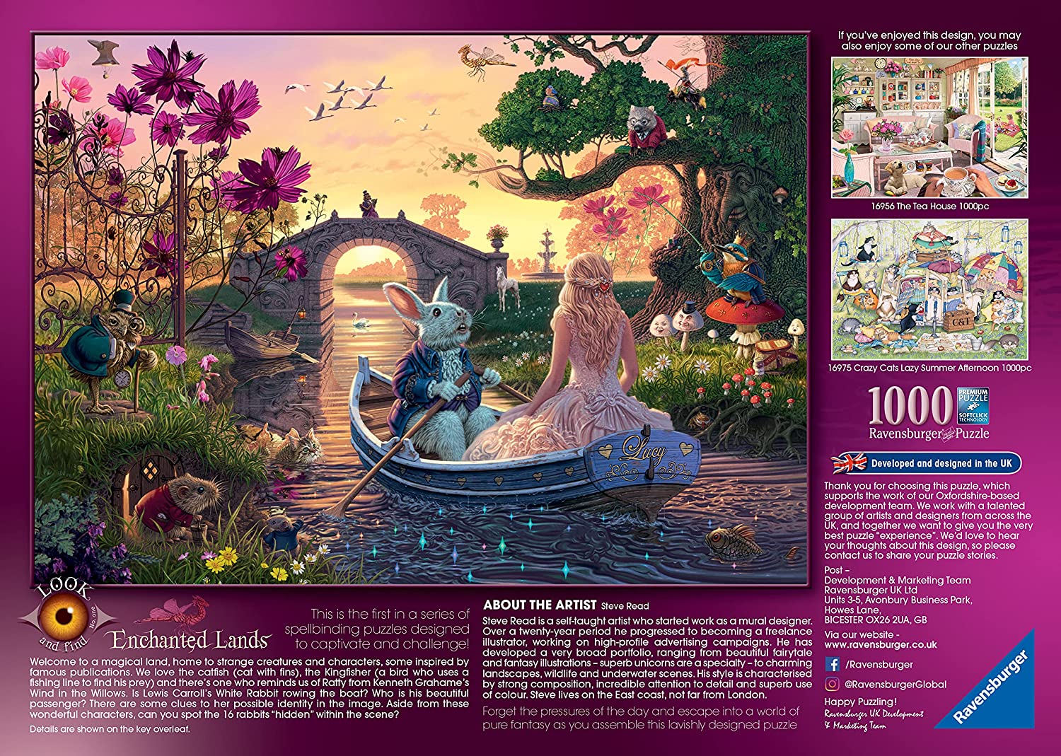 Enchanted Lands, Look & Find No 1 – 1000 Piece Jigsaw Puzzle (Ravensburger)