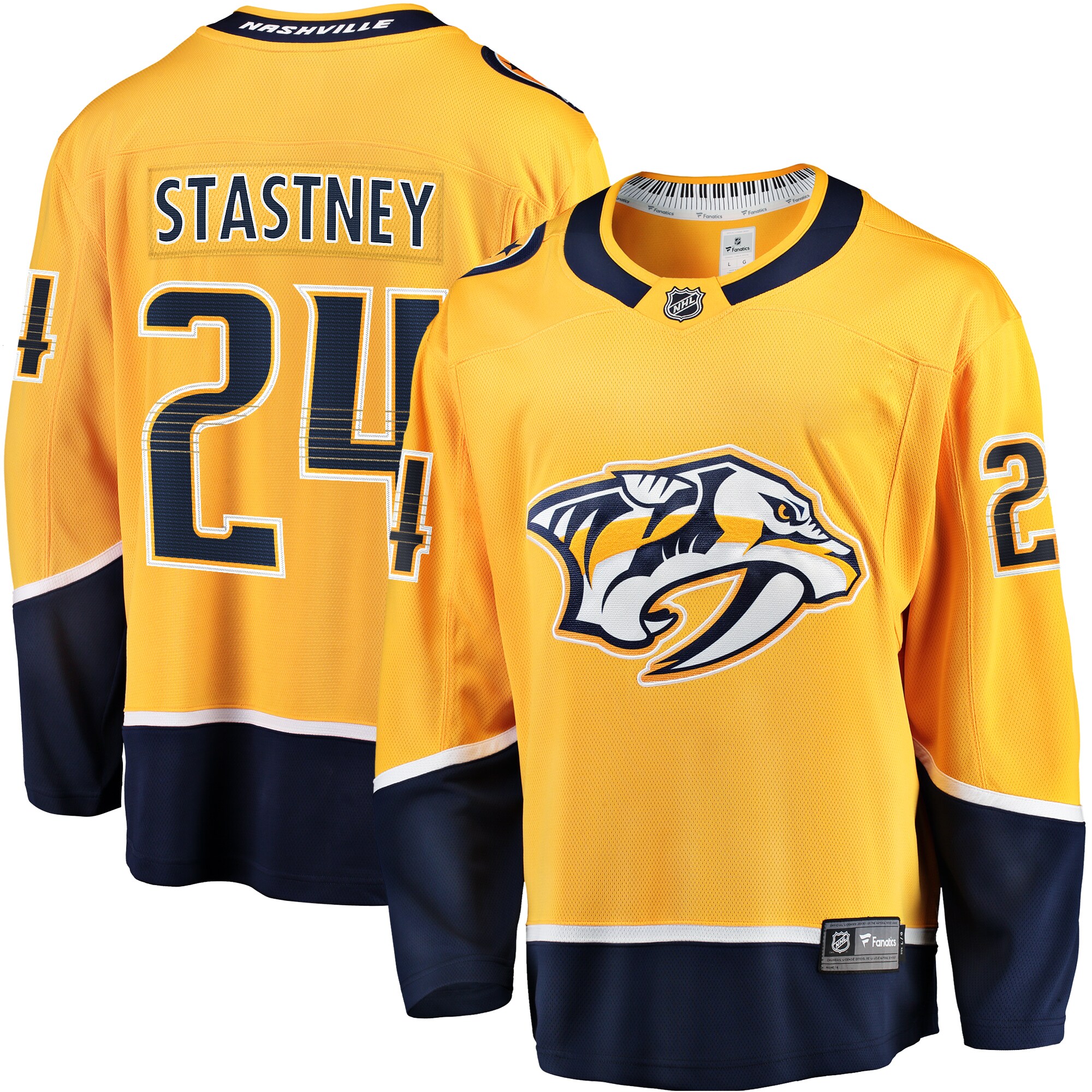 Spencer Stastney Nashville Predators Fanatics  Premier Breakaway   Jersey – Gold