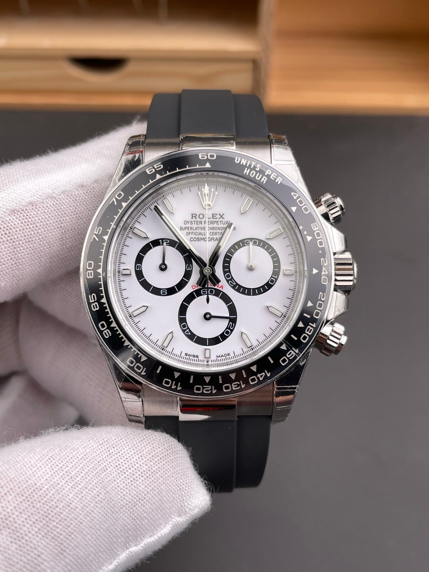 Rolex Daytona Panda Rubber