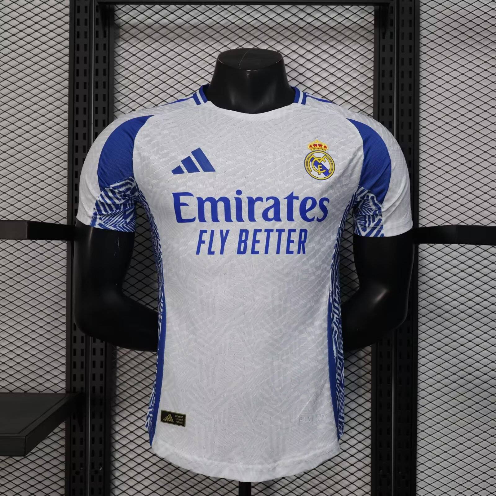 2025/2026 Player Version Real Madrid Special Edition Blue White Football Shirt 1:1 Thai Quality
