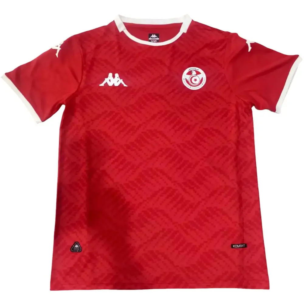 2025-26 Tunisia Home Red Jersey - Fans Edition