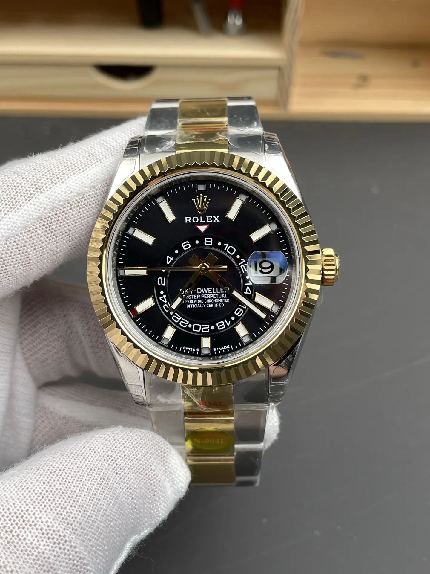 Rolex Sky-Dweller Two-Tone Black 42mm