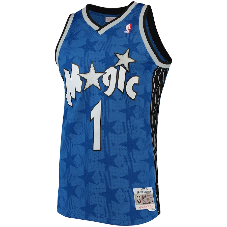 Men's Orlando Magic Tracy McGrady Mitchell & Ness Blue Hardwood Classics Swingman Jersey
