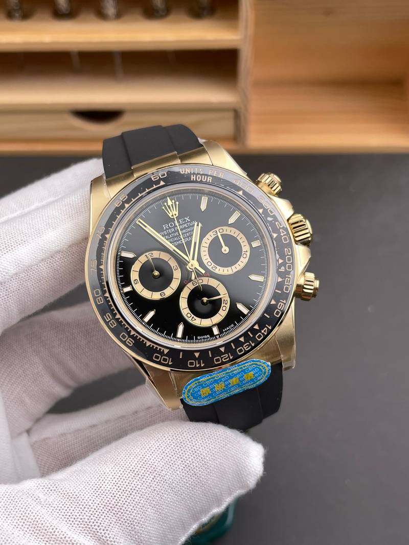 Rolex Daytona Black Vader Gold Rubber