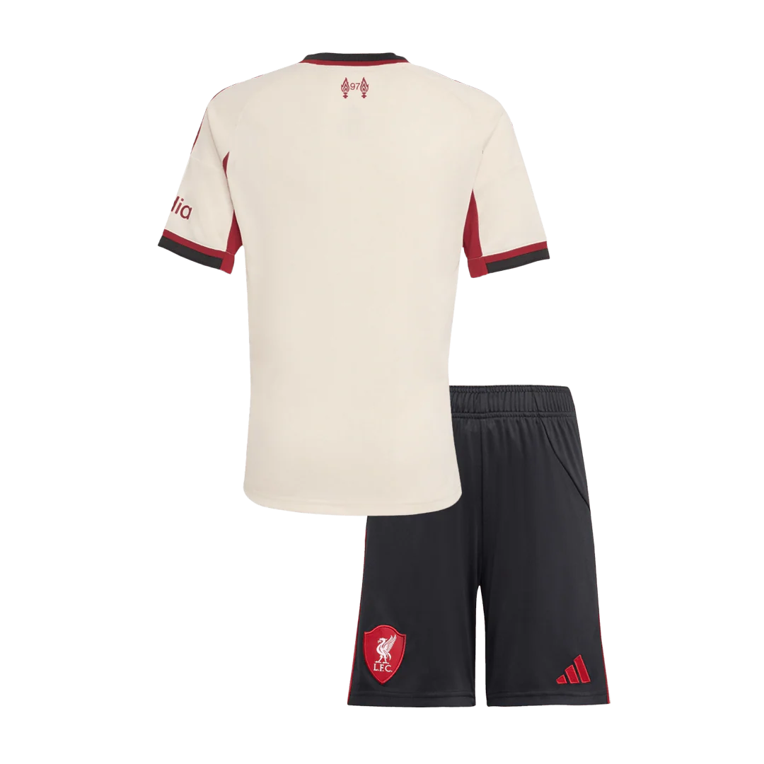 Liverpool Kid's Away Kit - Jersey+Shorts 2025/26