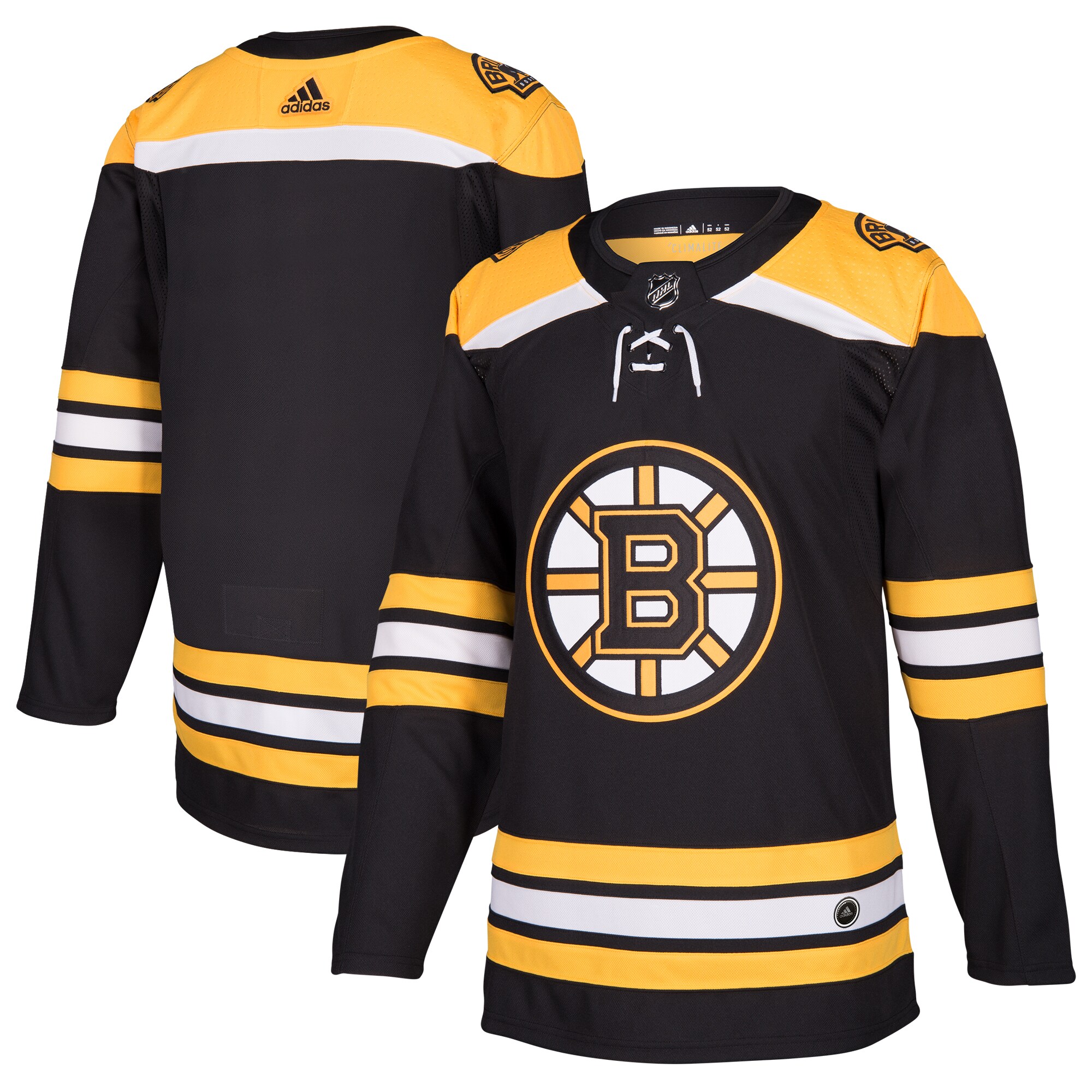 Boston Bruins  Home  Blank Jersey – Black