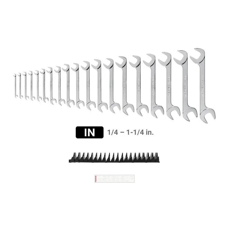 19-Piece WAE95103 1/4 in. to 1-1/4 in. Angle Head Wrench Set with Modular Organizer