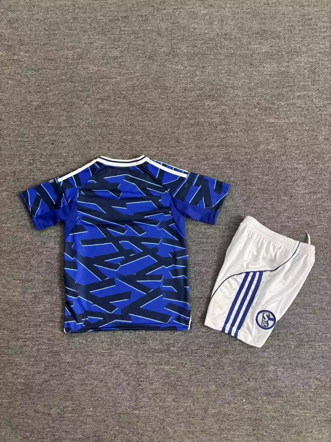 2025-26 Schalke 04 Home Match Children's Jersey Set - Fans Edition