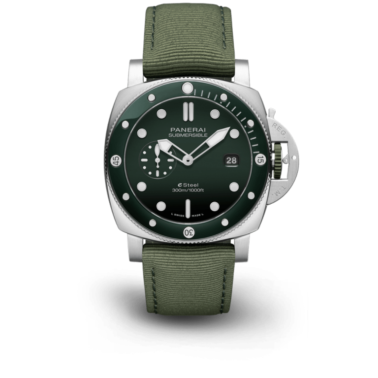 【Super Clone】Submersible Green QuarantaQuattro ESteel™ Verde Smeraldo 44mm