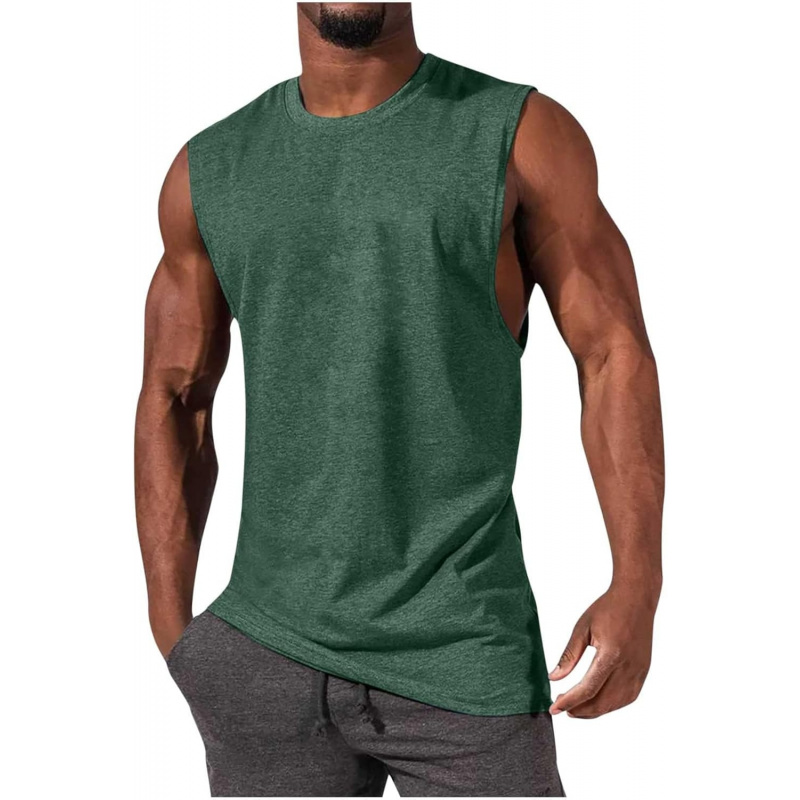 Men's Tank Tops Sleeveless Tee Shirts Casual Summer